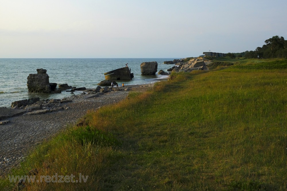 Skats uz piejūras ziemeļu fortiem