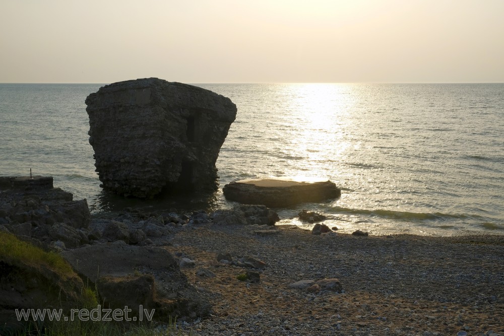 Ruins Of The Northern Forts At Sunset