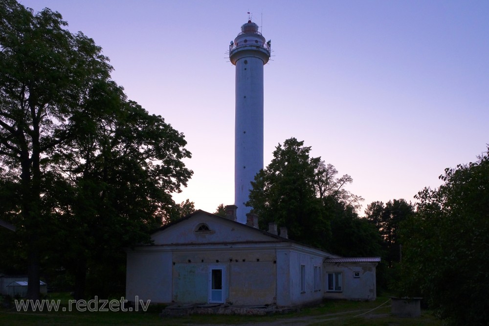 Miķeļbāka Lightouse After Sunset, Latvia