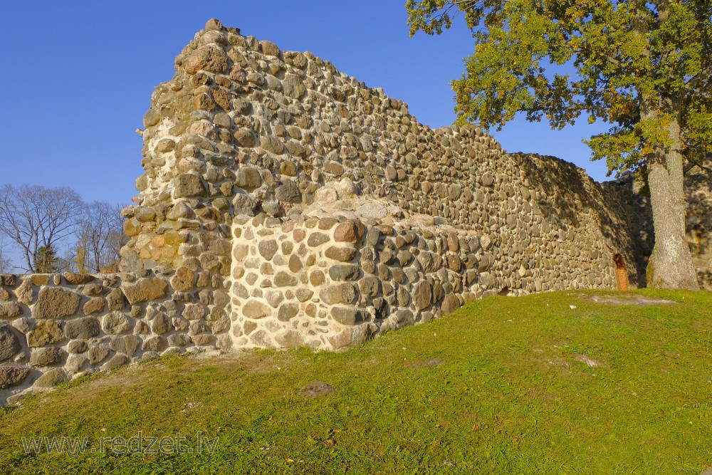 Livonian Order Castle ruins, Alūksne, Latvia