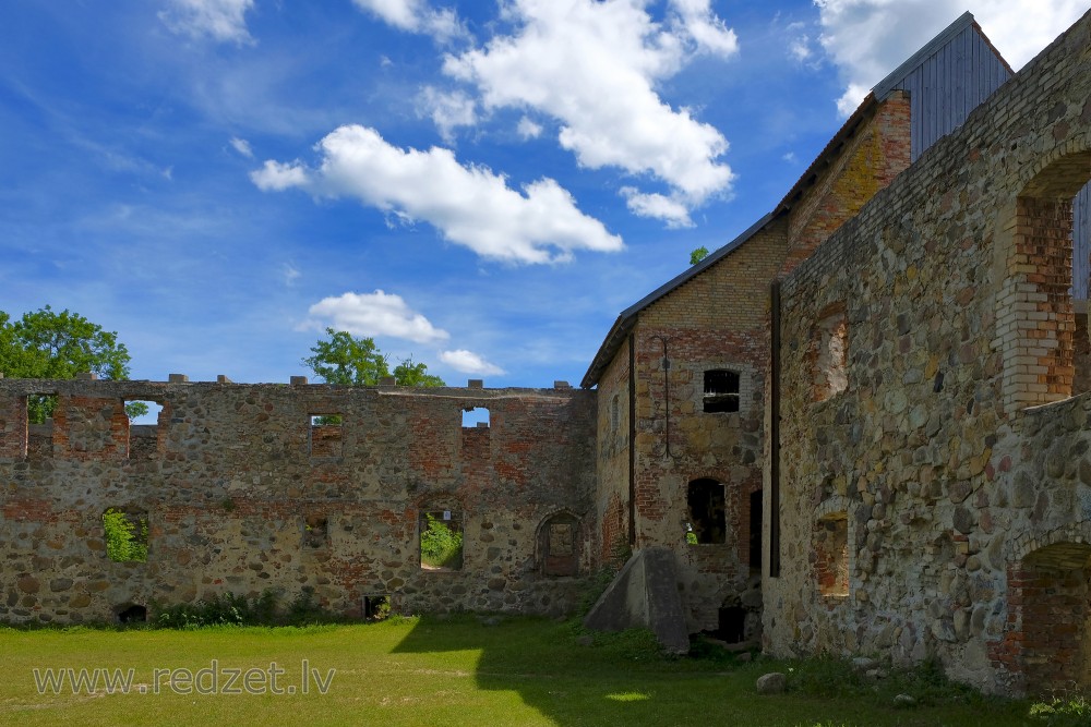 Aizpute Livonian Order Castle Ruins
