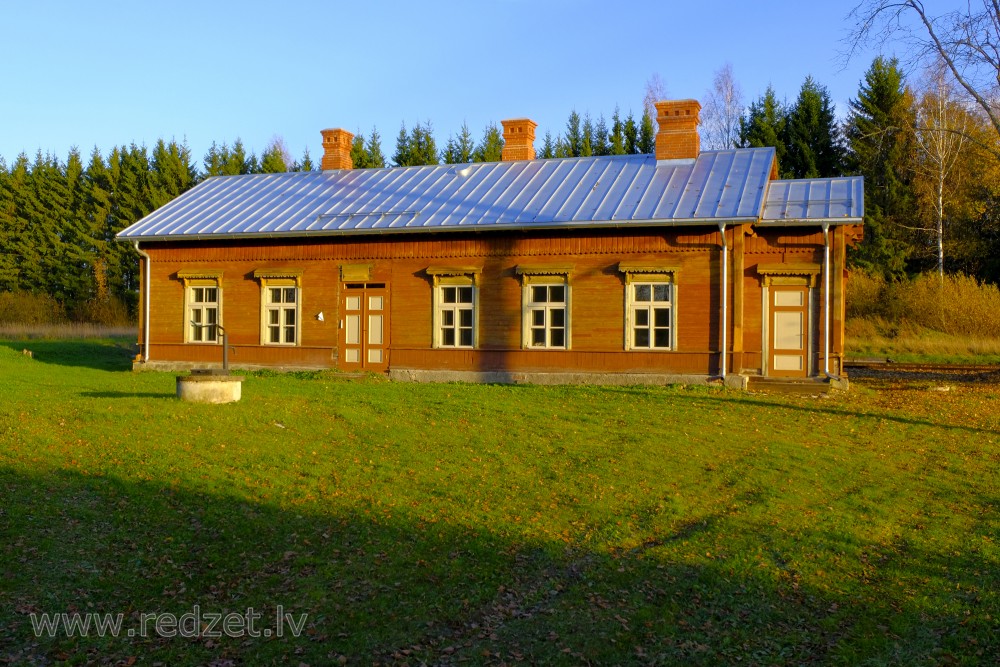 Railway station building "Kalniena", Latvia