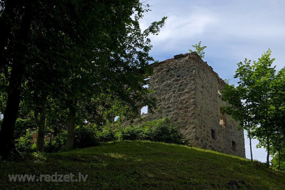 Aizpute Livonian Order Castle Ruins