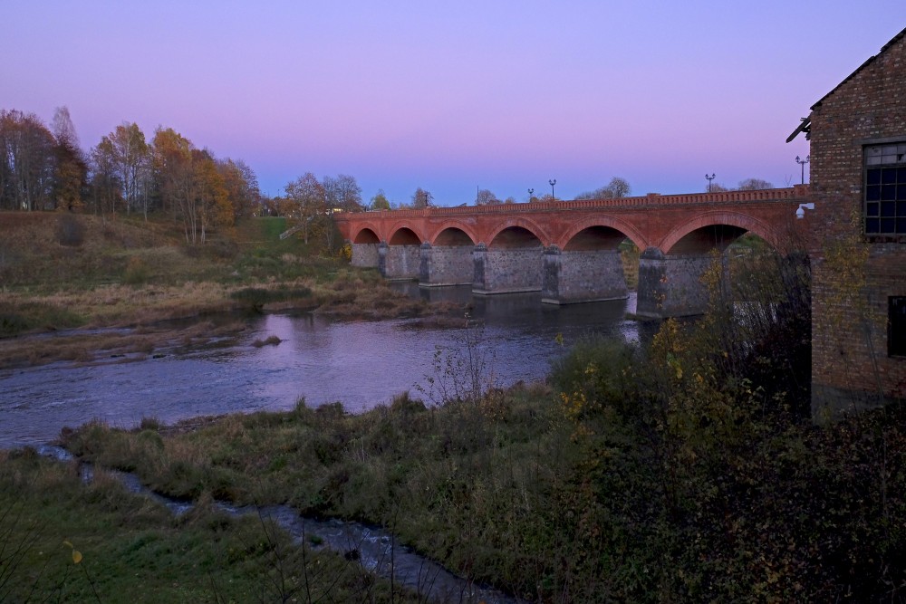Kuldīga Brick Bridge Over The Venta River