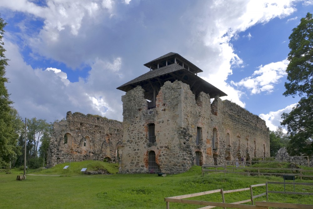 Rauna Medieval Castle ruins and Sightseeing Tower