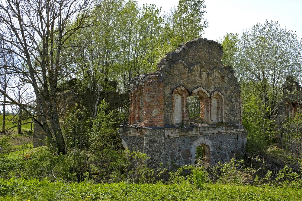 The Ruins Of A Building Near Pilsblīdene