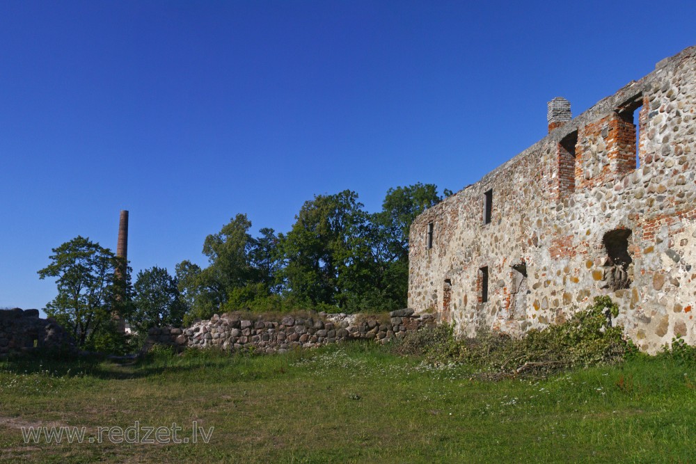 Aizpute Livonian Order Castle Ruins