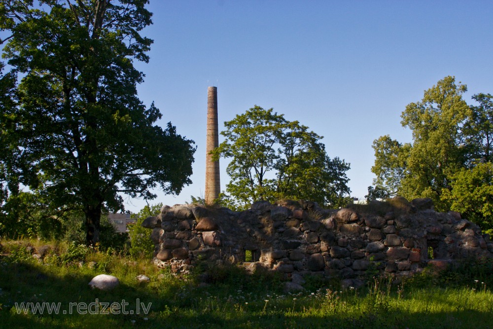 Aizpute Livonian Order Castle Ruins