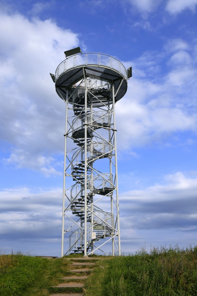 Siberia Observation Tower from the Trail Perspective