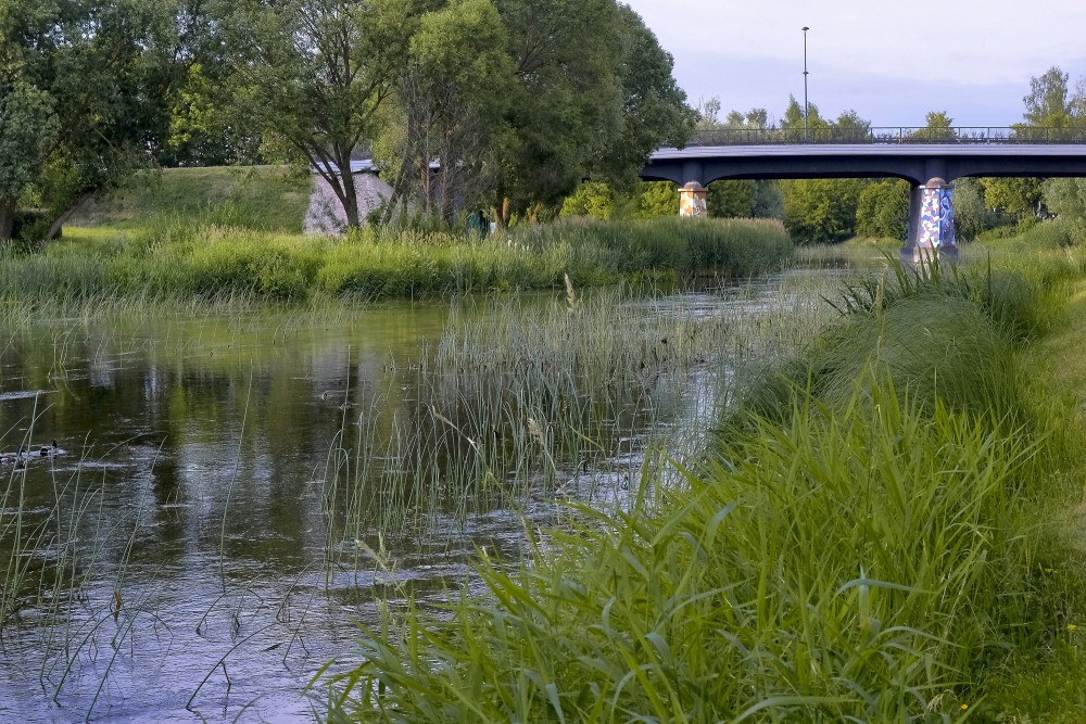 Vilkaviškis bridge over the Šešupė river in Marijampolė