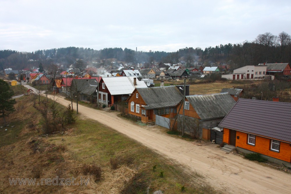 Skats uz Krāslavas privātajām mājiņām