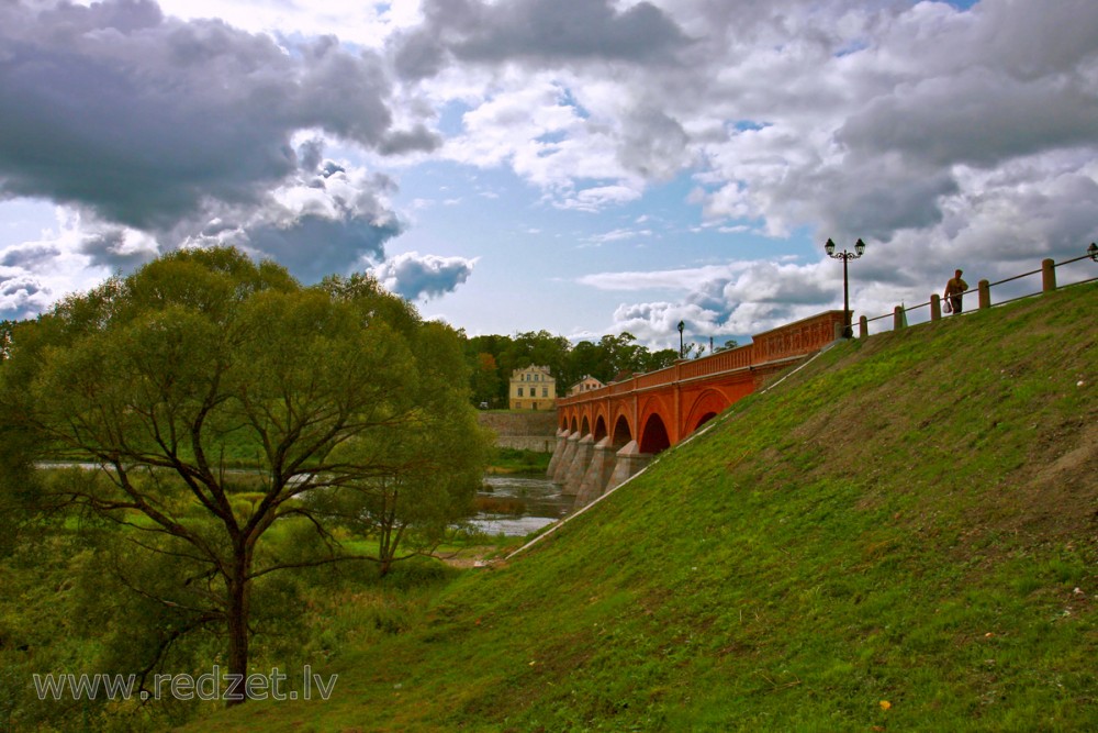Brick Bridge across the Venta river, Latvia