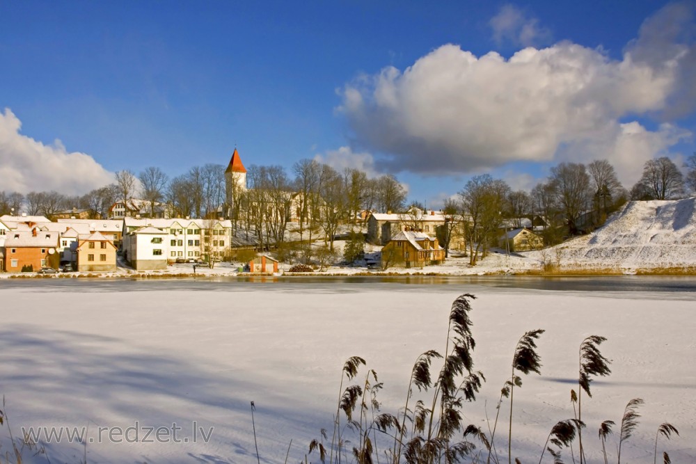 Winter Landscape of Talsi, Latvia
