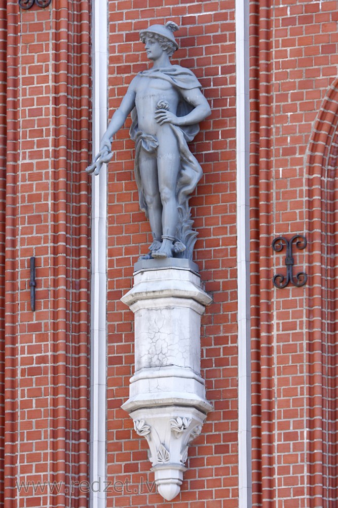 Sculpture on the Blackheads House Facade