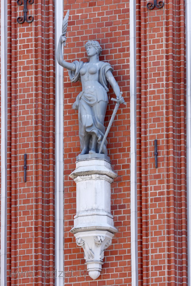 Sculpture on the Blackheads House Facade