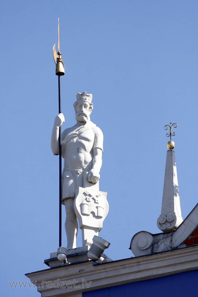 Sculpture on the Blackheads House Facade