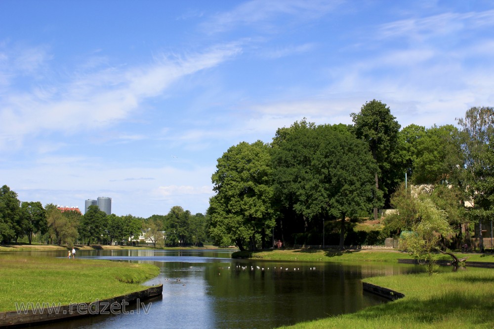 Mara's pond in Riga, Latvia
