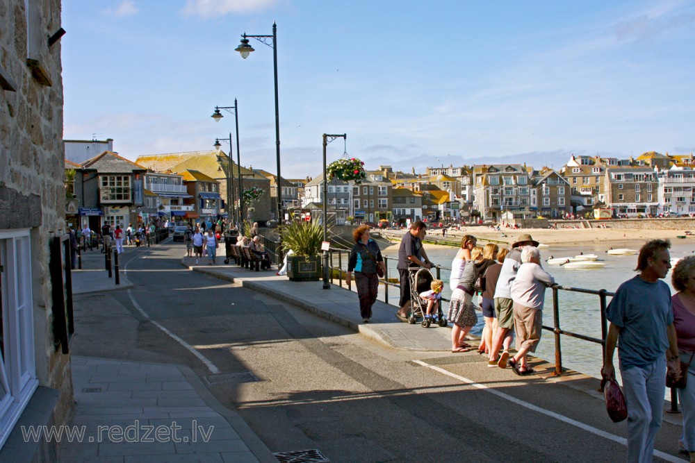St Ives pilsētas ainava