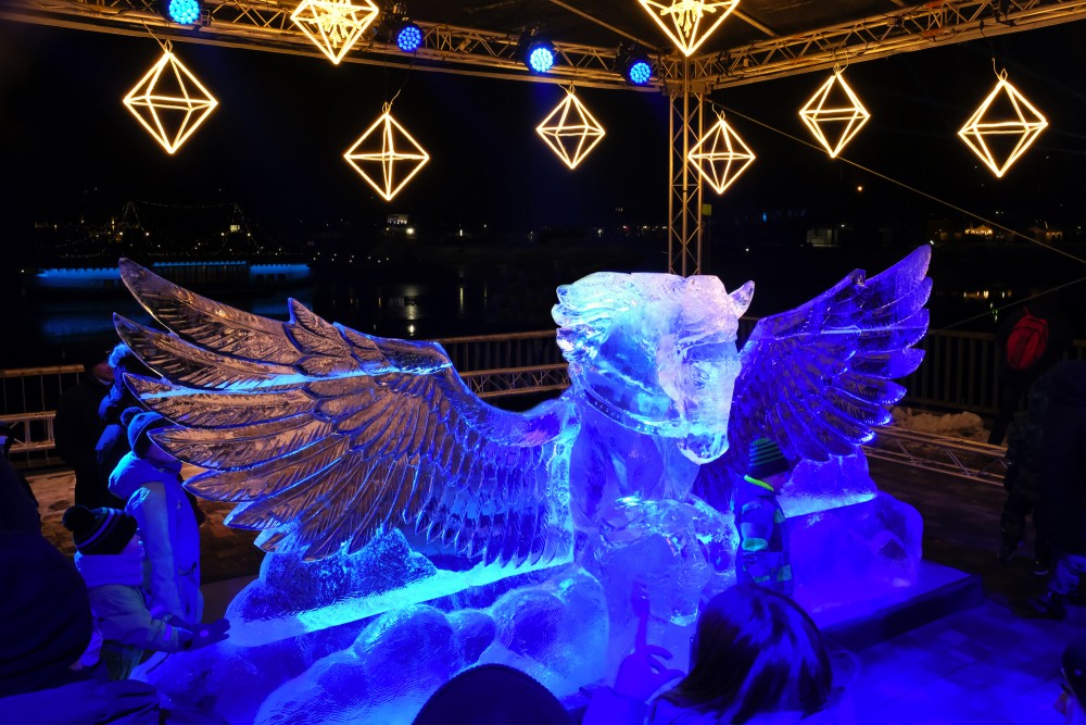 Ledus skulptūru festivāls Jelgavā 2023