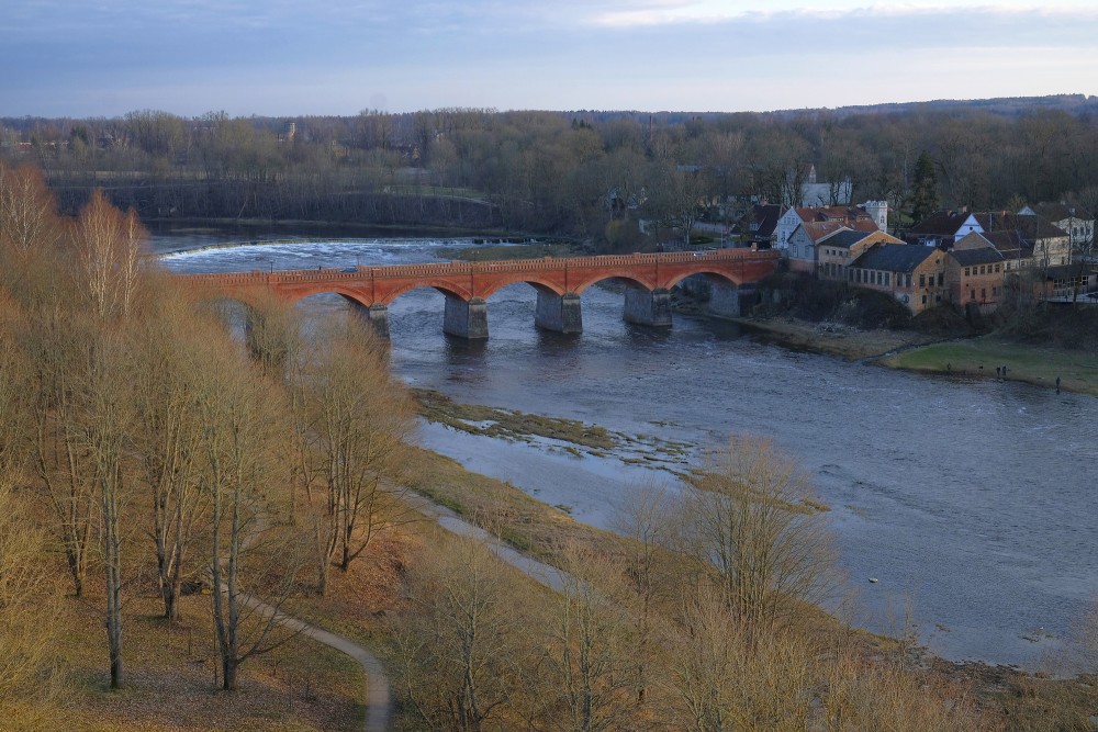 View of Kuldiga from the View Tower