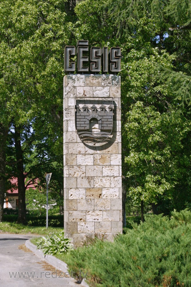 Pilsētas zīme "Cēsis"