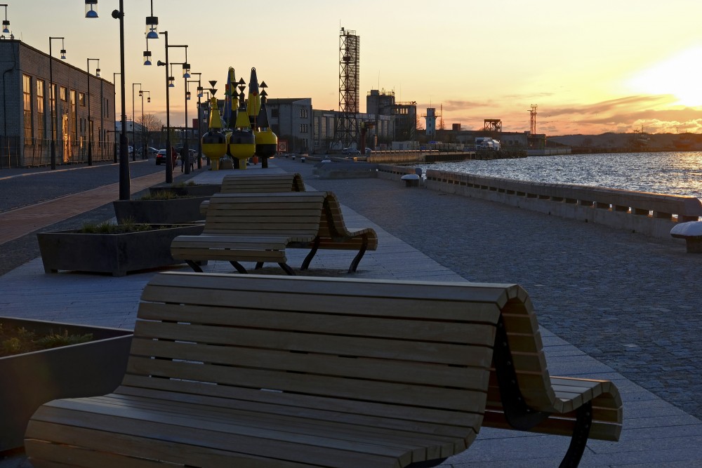 Renovated Ostas Street promenade