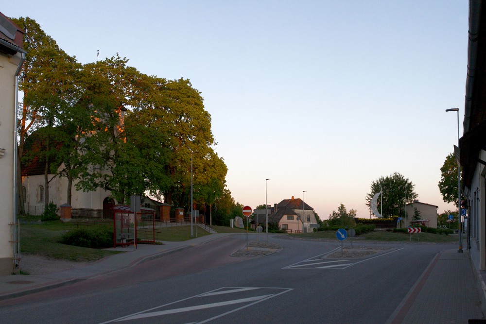 Valdemārpils vakara ainava