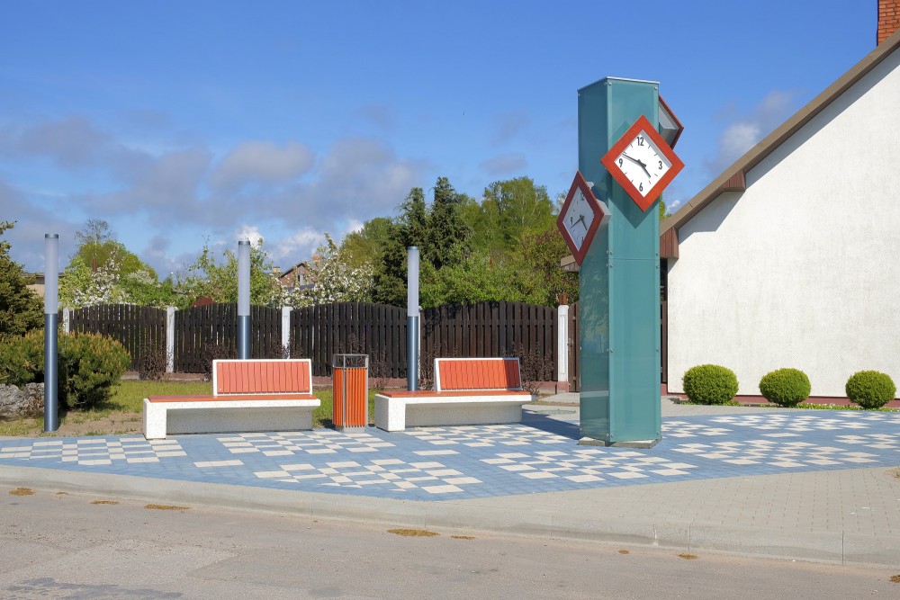 Pilsētas pulkstenis "Saulainākais laiks Latvijā"