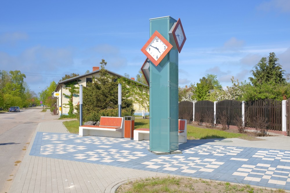 Pāvilosta, pilsētas pulkstenis