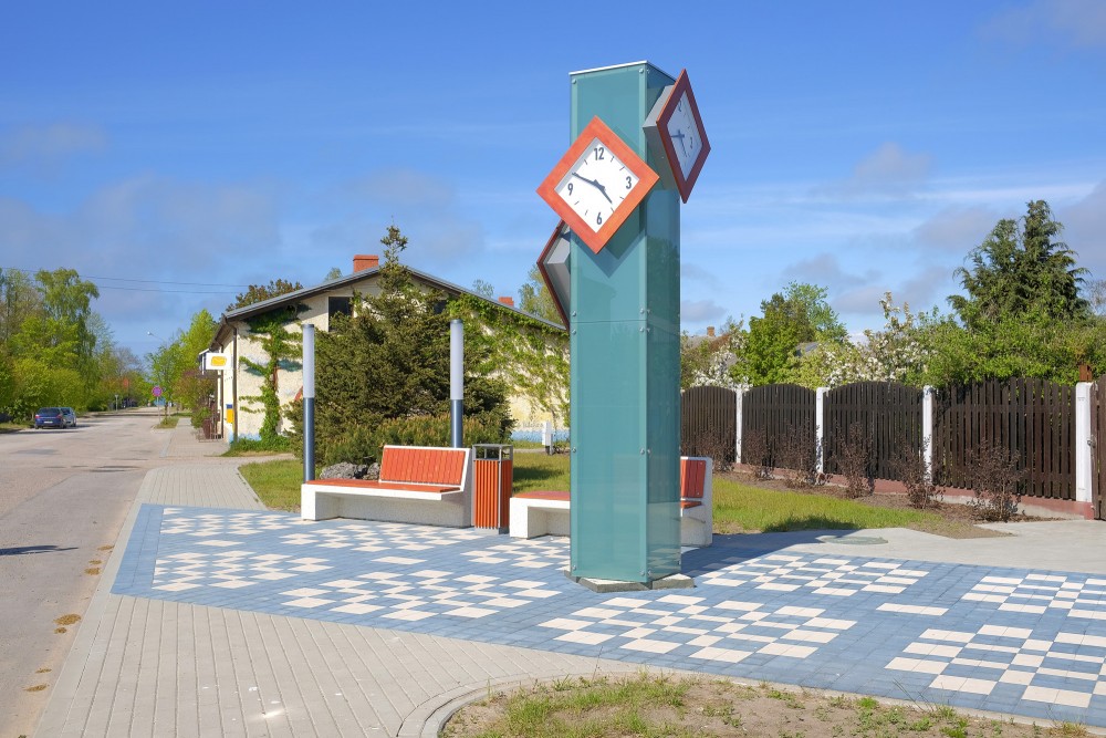 Pāvilosta, pilsētas pulkstenis