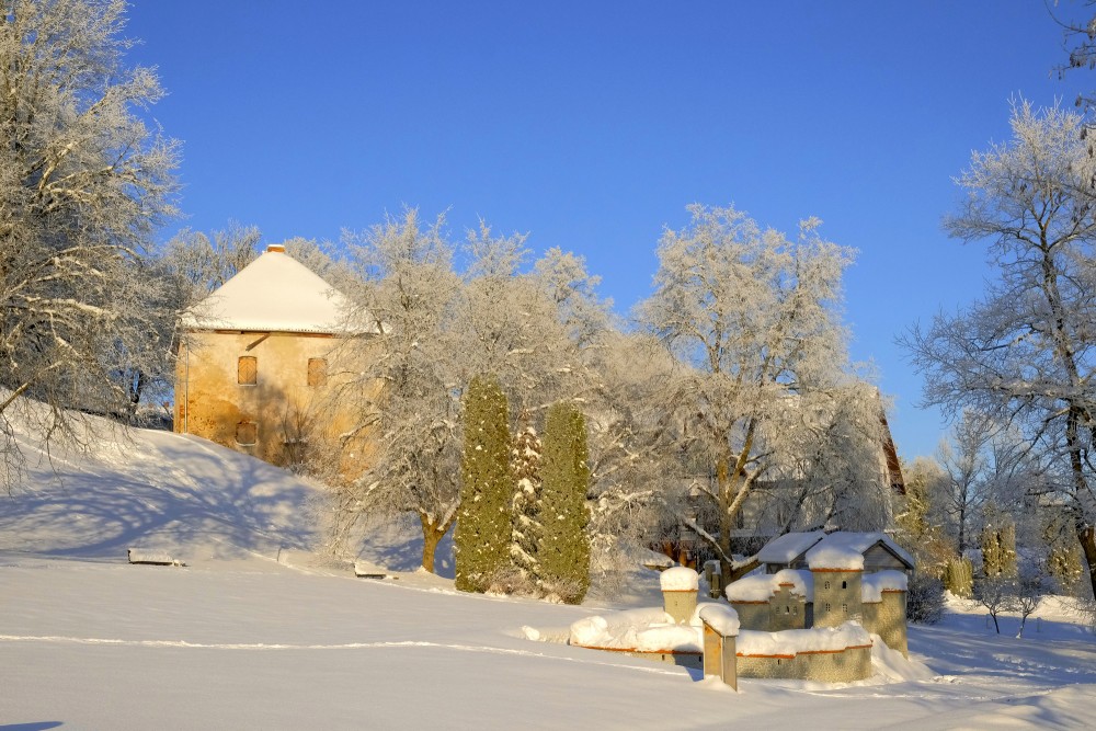 Kandava Powder Tower in Winter