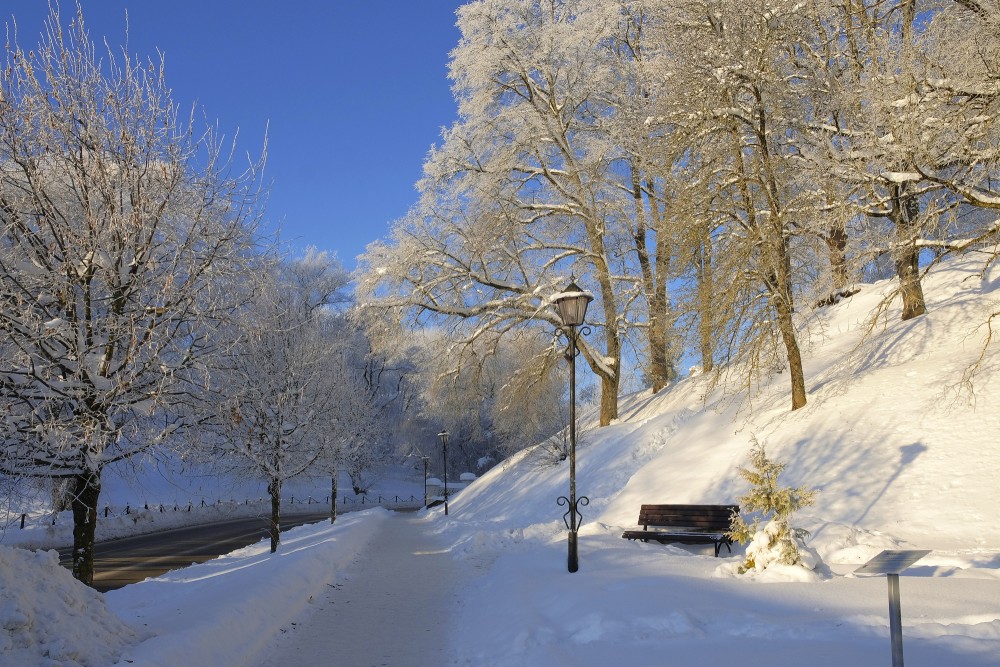 Kandavas ziemas ainava