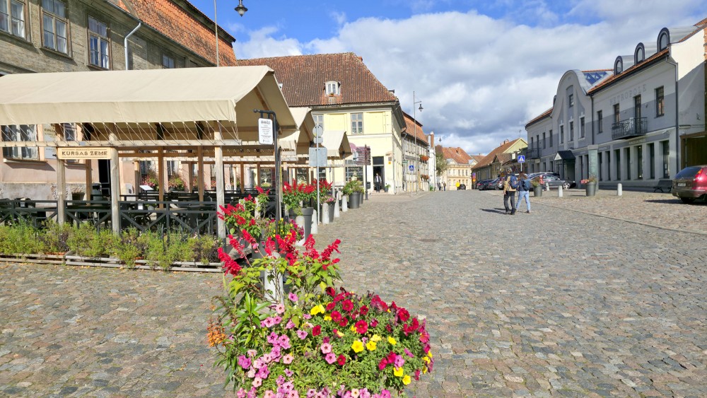The town of Kuldīga The town of Kuldīga