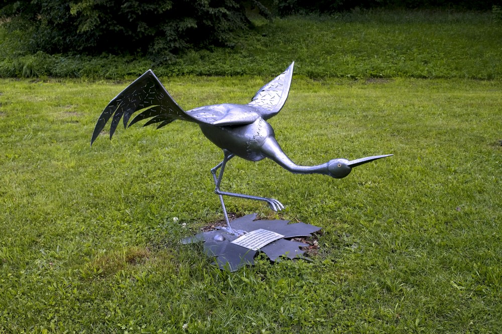 Crane Sculpture (Tērvete village)