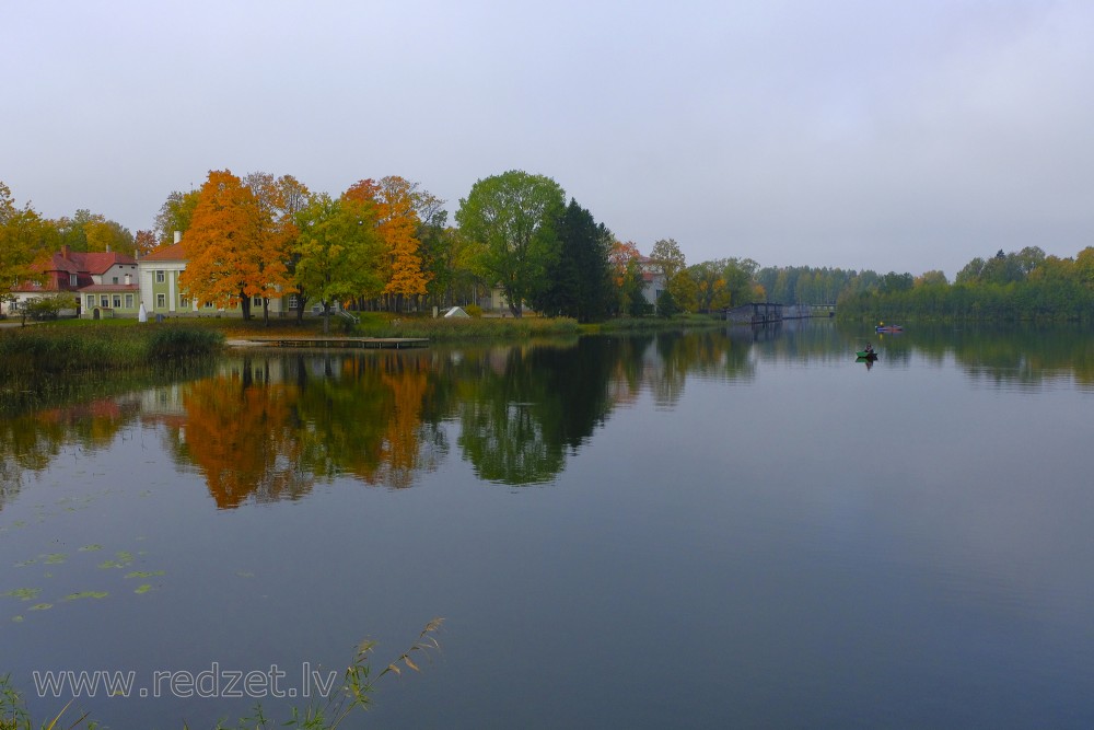 Reflection of Trees in Lake Alūksne