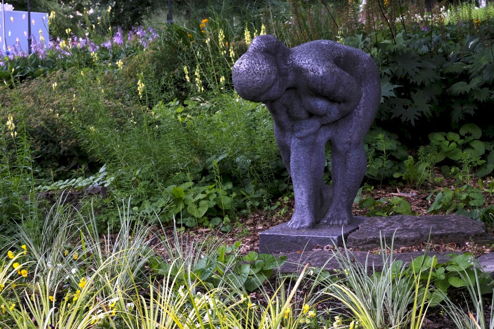 Decorative sculpture in Bath (Riga)