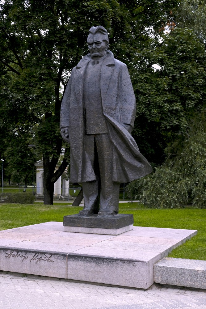 Monument to Andrejs Upīts (1877-1970)