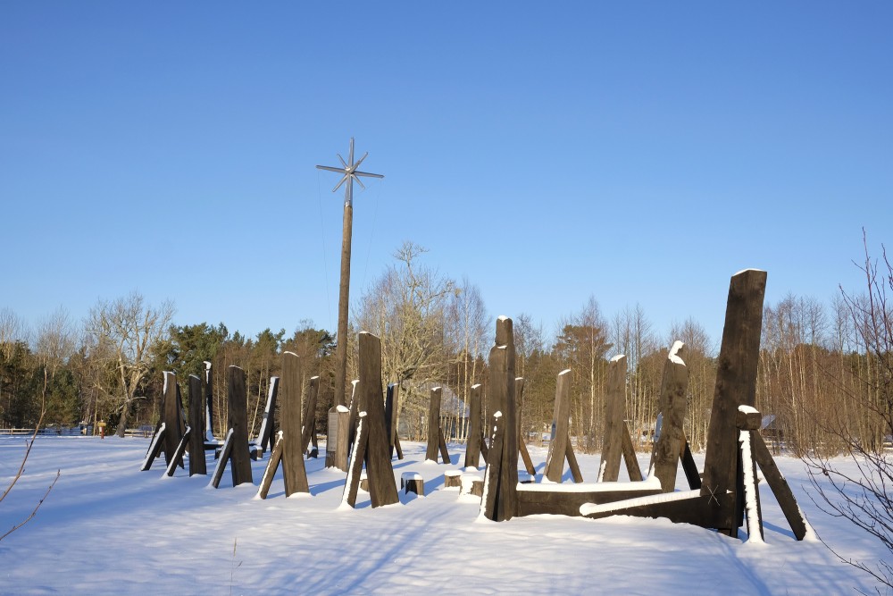 Sculpture "The century of sailing ships" (Miķeļtornis)