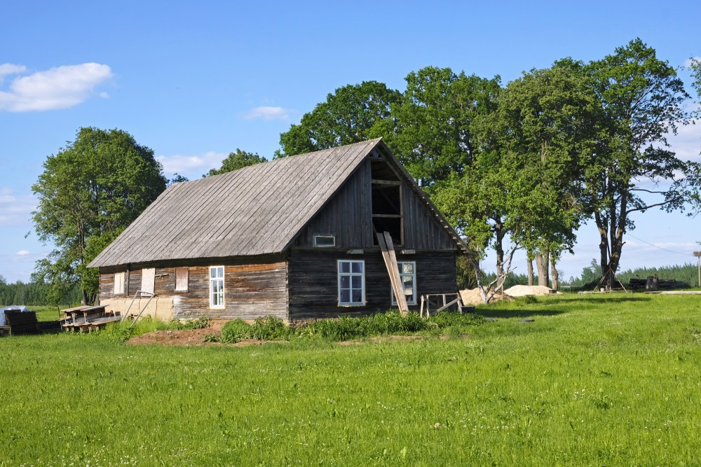 Log House Near Barbele Boys School