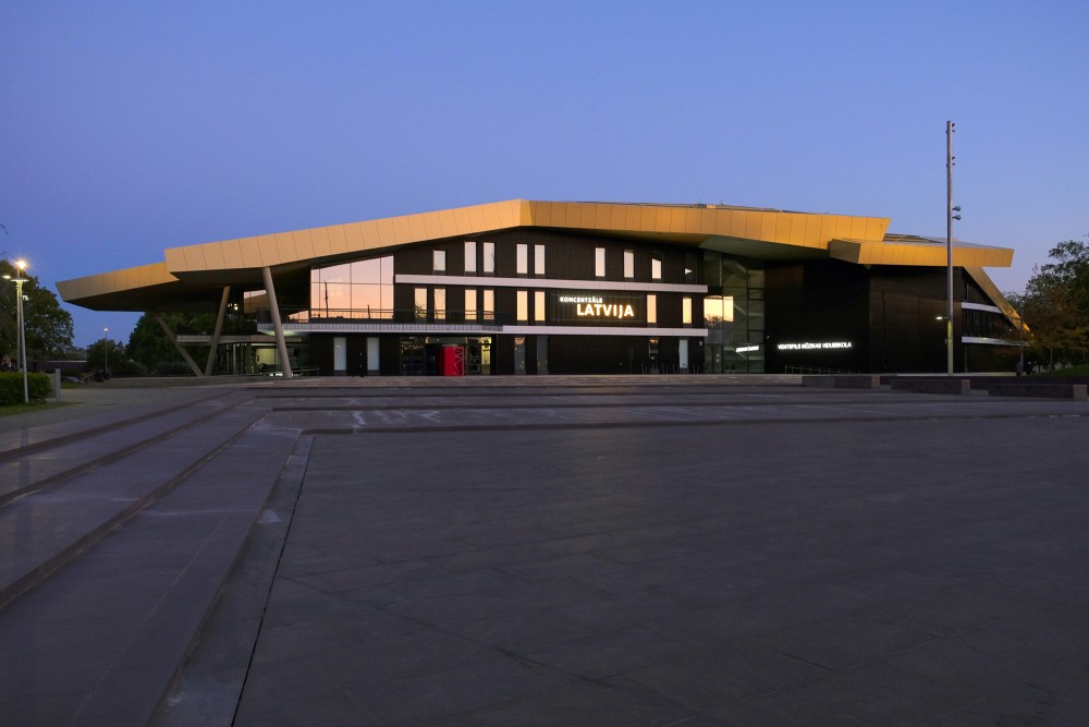 Concert Hall "Latvija" at Night