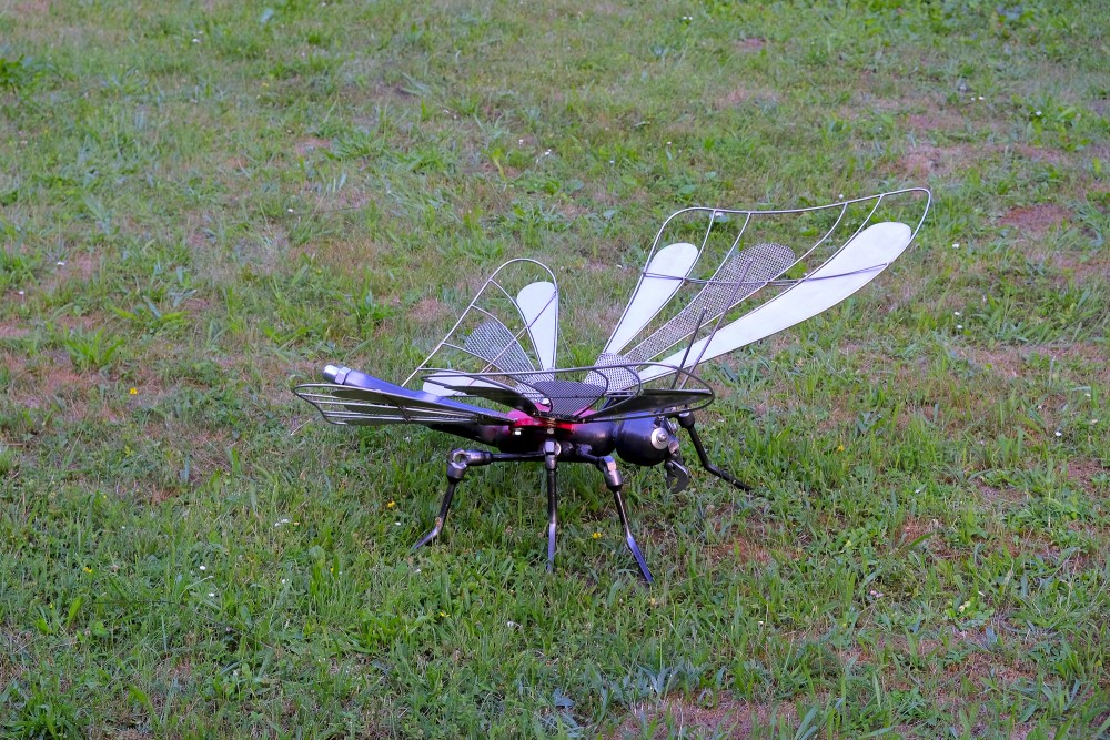 Scrap Metal Sculpture - Dragonfly