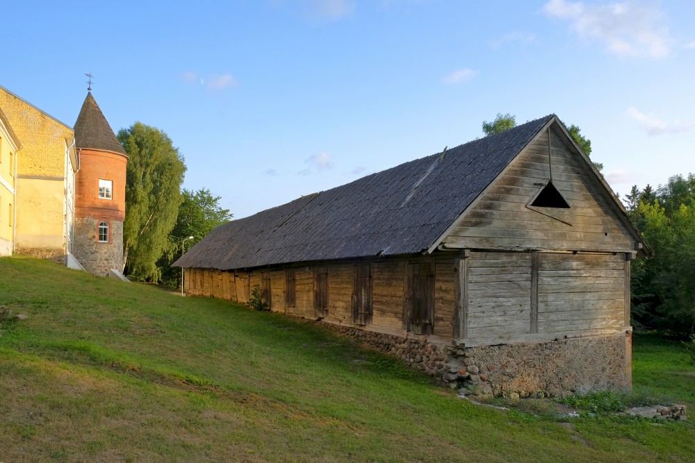 An Old Wooden Building in Kazdanga