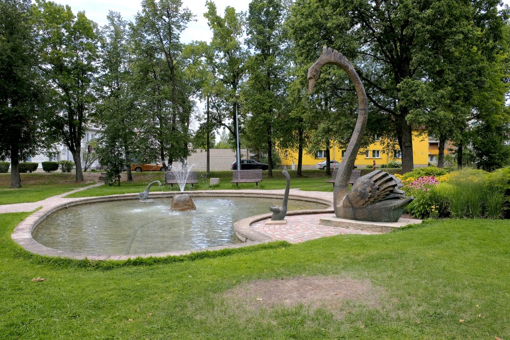 Swan Sculpture in the Swan Park