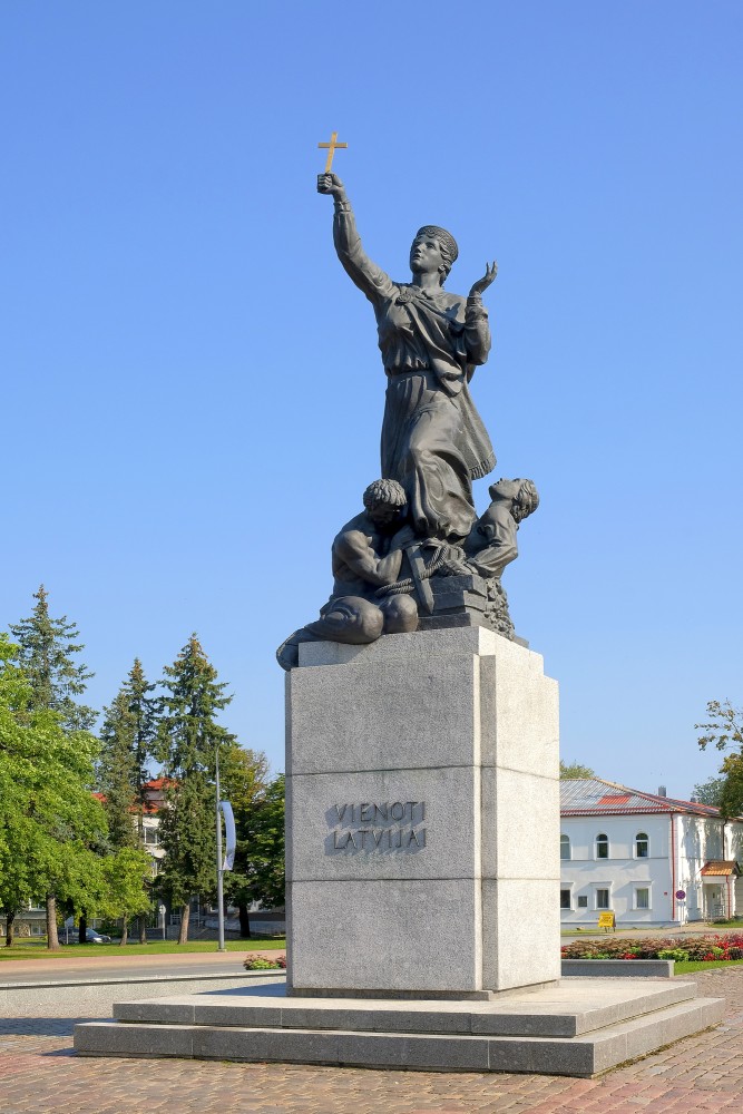Monument "United Latvia" or "Māra of Latgale"