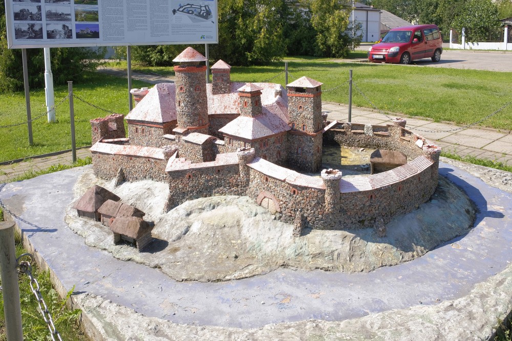 Rezekne Castle model