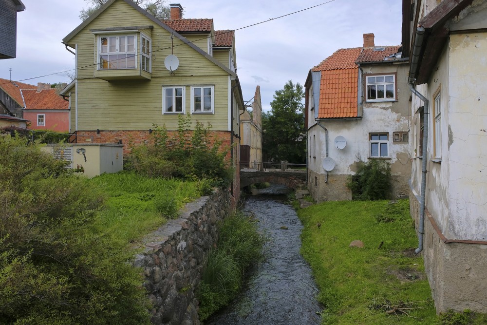 Alekšupīte River near Skolas Street