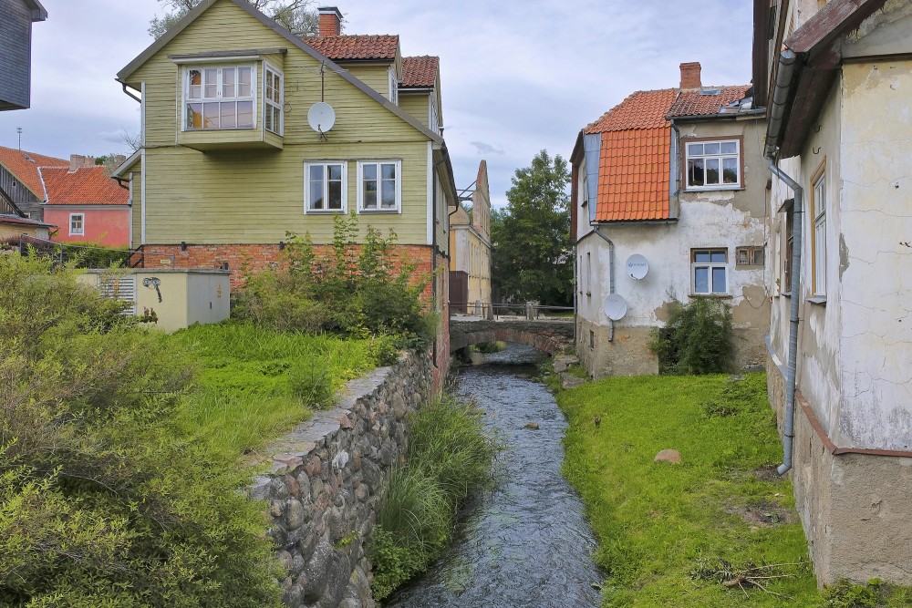 Alekšupīte River near Skolas Street