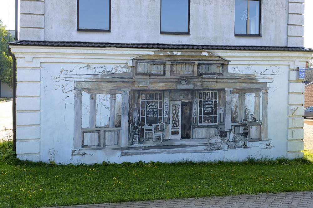 Wall paintings in Rēzekne