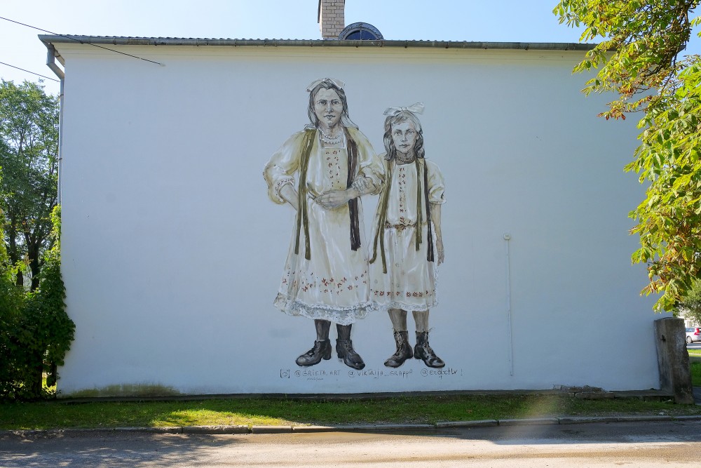 Wall paintings in Rēzekne