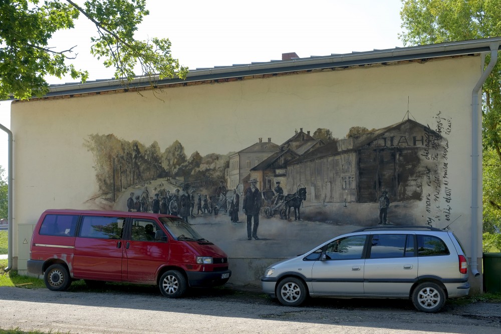 Wall paintings in Rēzekne